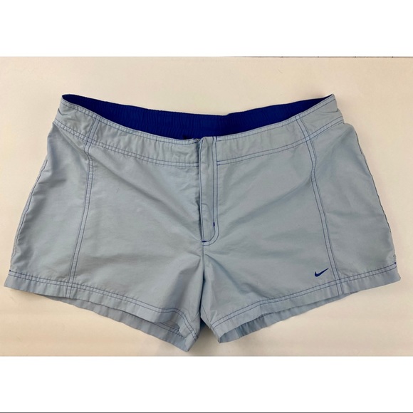 Nike Shorts. Swim Shorts for Women. Blue. Measurements in Photos. Athletic. - Picture 1 of 9